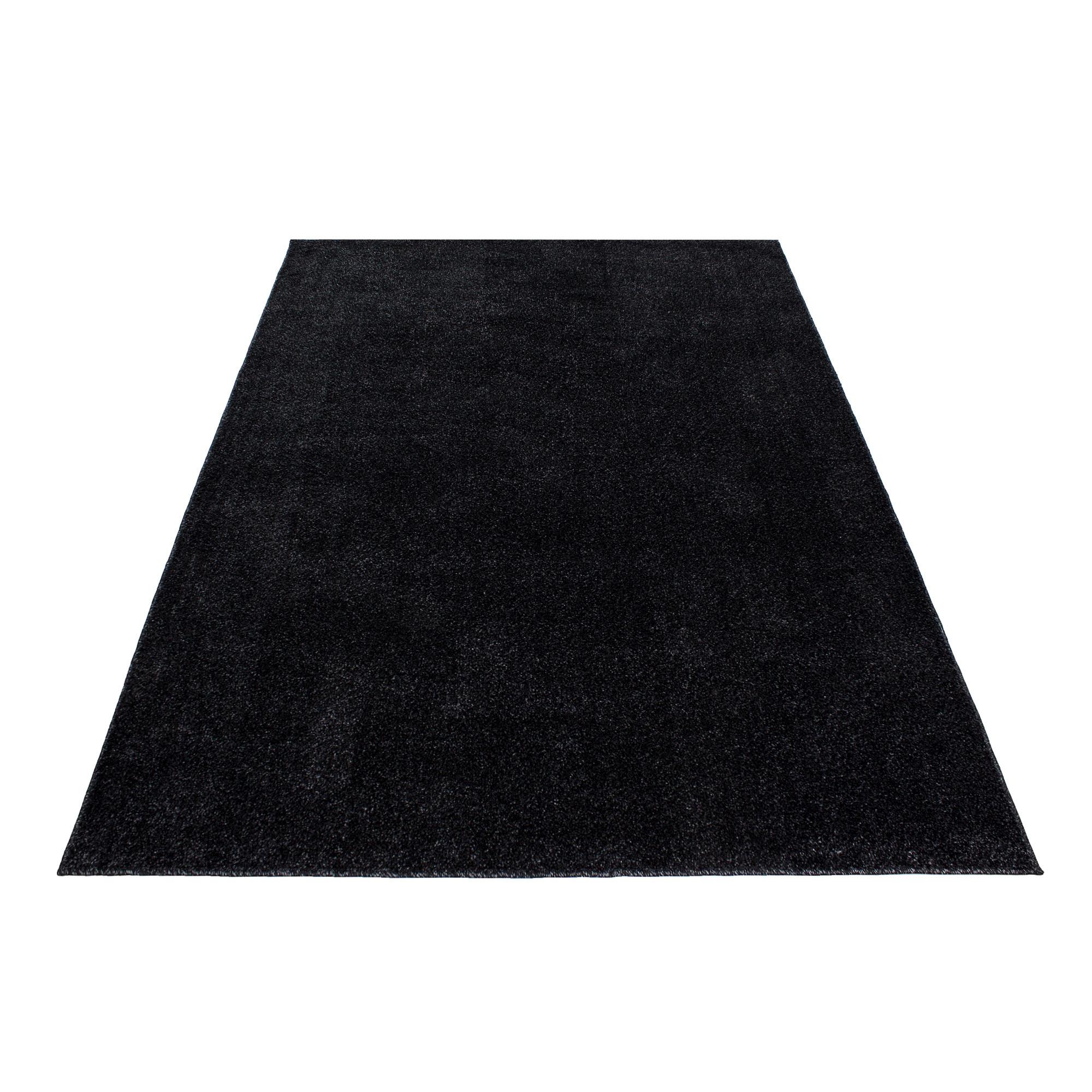 Hochflor Teppich Anthrazit Ata 280x370 cm - Anthrazit, Design, Textil (280/370cm) - Novel