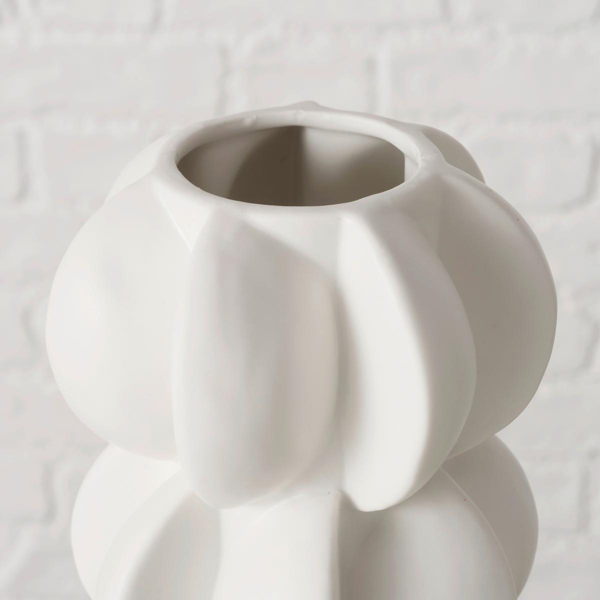 Váza MERITT I - bílá, Moderní, keramika (11,5/25,5cm) - Mömax