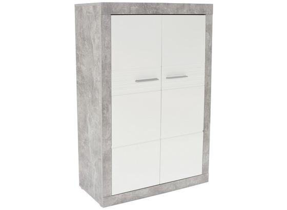 Komoda Highboard Malta - sivá/biela, Moderný, kompozitné drevo (96/132/35cm) Komoda Highboard Malta - sivá/biela, Moderný, kompozitné drevo (96/132/35cm)