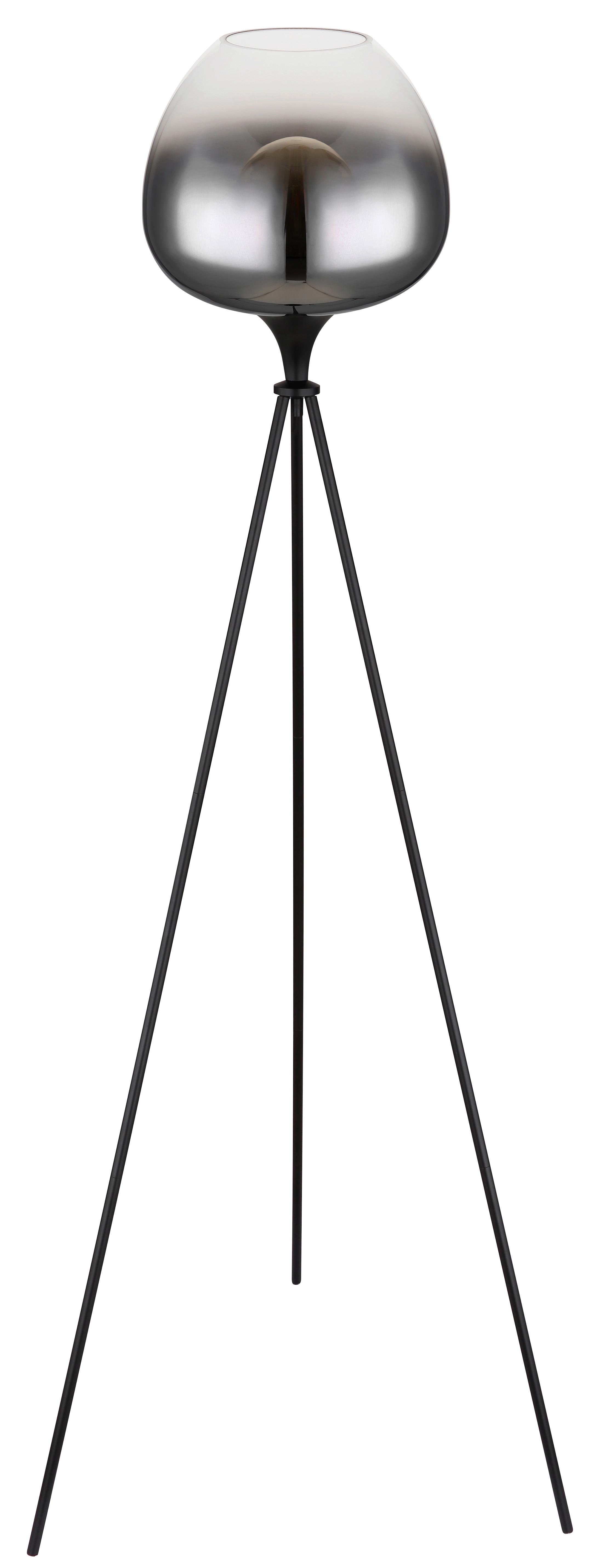 Stehleuchte 15548S1 - Schwarz, Design, Glas/Metall (65/65/145cm) - Globo