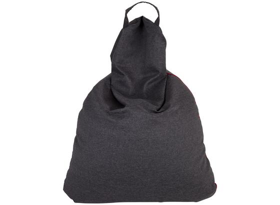 Sitzsack Triangel XL - Rot/Hellgrau, Basics, Textil (100/120/140cm) - Ombra Sitzsack Triangel XL - Rot/Hellgrau, Basics, Textil (100/120/140cm) - Ombra