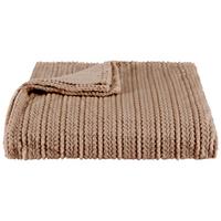 Kuscheldecke Angela - Braun, MODERN, Textil (180/220cm) - Luca Bessoni