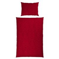 Renforcé-bettwäsche 140x200 Cm Leona Rot Ornamente - Rot, ROMANTIK / LANDHAUS, Textil - James Wood