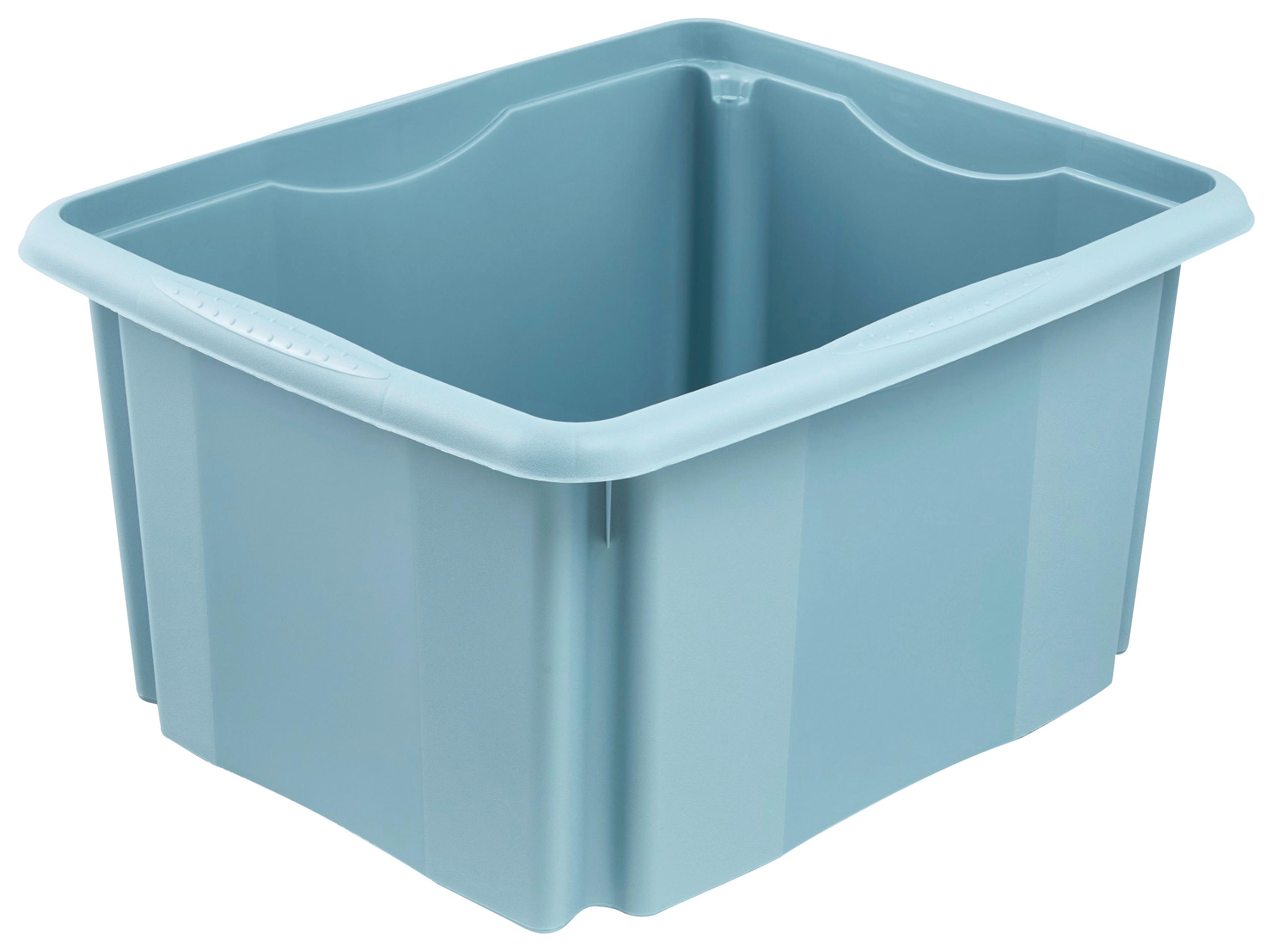 AUFBEWAHRUNGSBOX EMIL - Pastellblau, Basics, Kunststoff (41/34,5/22cm)