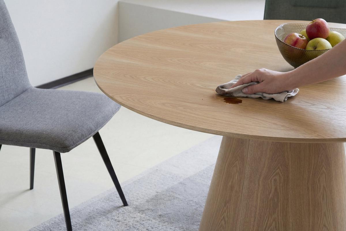 Esstisch Rond D: 120 Cm, Eichefarben - Eichefarben, Design, Holz/Holzwerkstoff (120/120/76cm) - MID.YOU