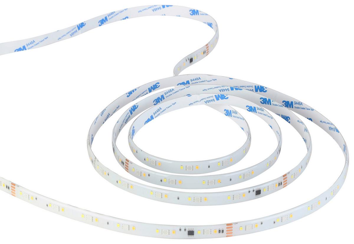 Led-streifen Farbwechsler L: 5 M Fernbedienung - Weiß, MODERN, Kunststoff (500cm) - Luca Bessoni