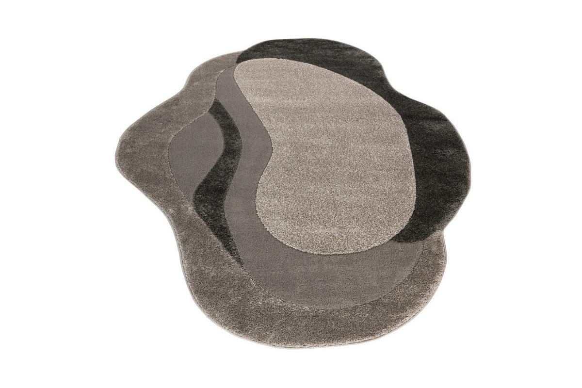 Flachwebteppich My Frisco 288s - Grau, Basics, Textil (160/230cm) - Obsession