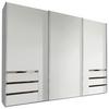 Schwebetürenschrank Mit Laden 300cm Level 36a, Weiß - Weiß, MODERN, Holzwerkstoff (300/216/65cm) - MID.YOU