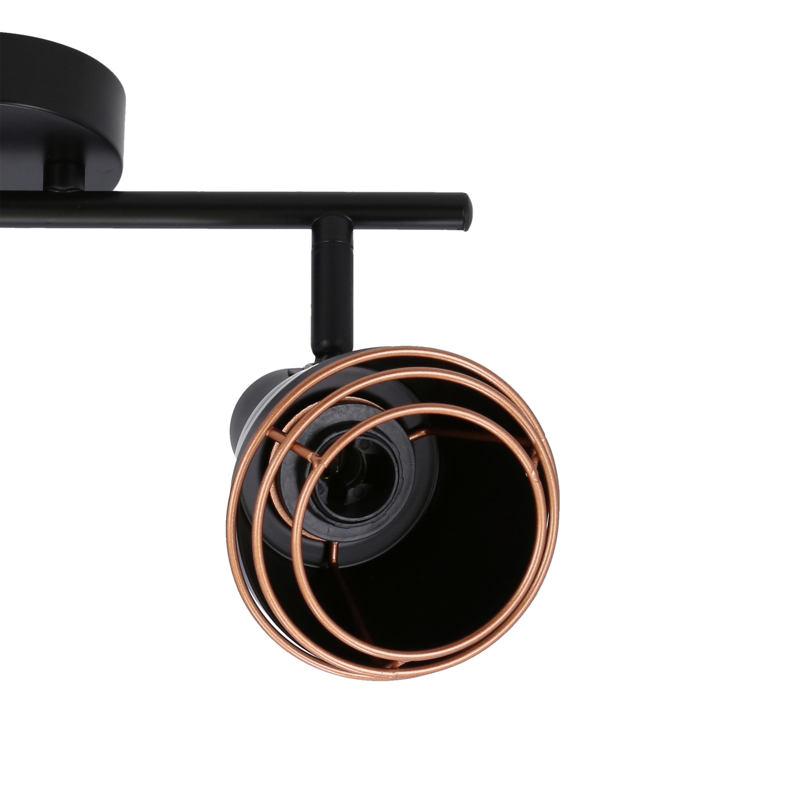 Deckenstrahler 92-81780 Neria - Schwarz, KONVENTIONELL, Metall (18/32/15cm)