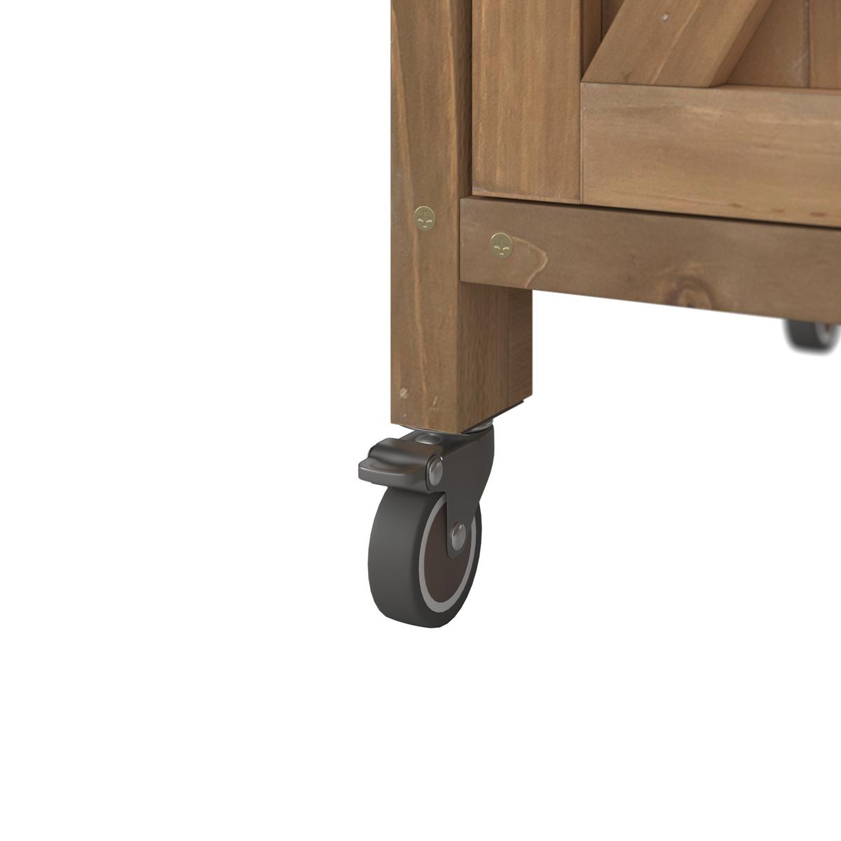 SKŘÍŇ ALI - barvy jedlového dřeva, Moderní, kov/dřevo (143/92/47cm) - Bessagi Garden