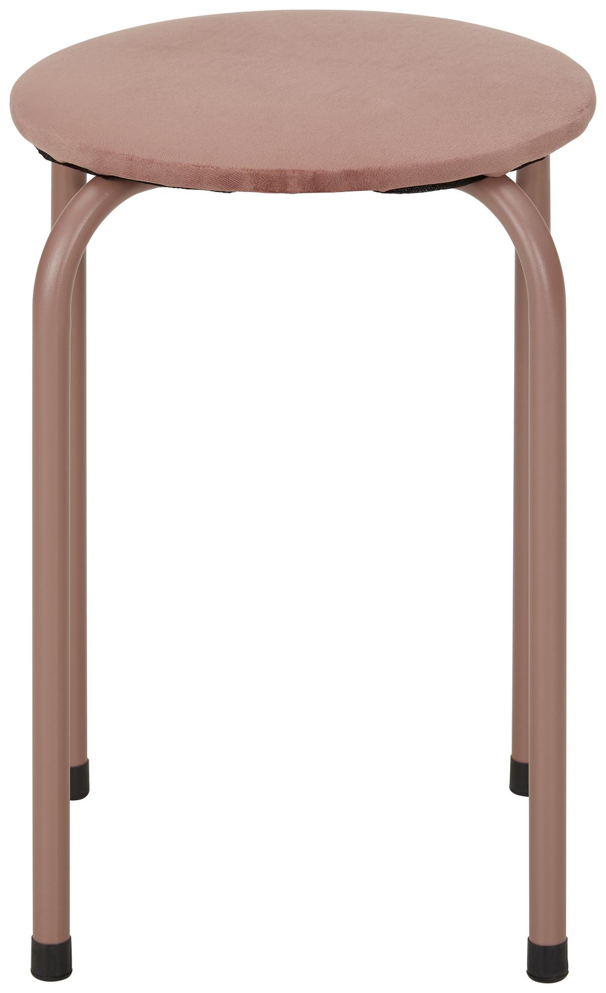 STOHOVATEĽNÝ STOLČEK ISABELLE - ružová, Konventionell, kov/textil (30/45/30cm) - Mömax