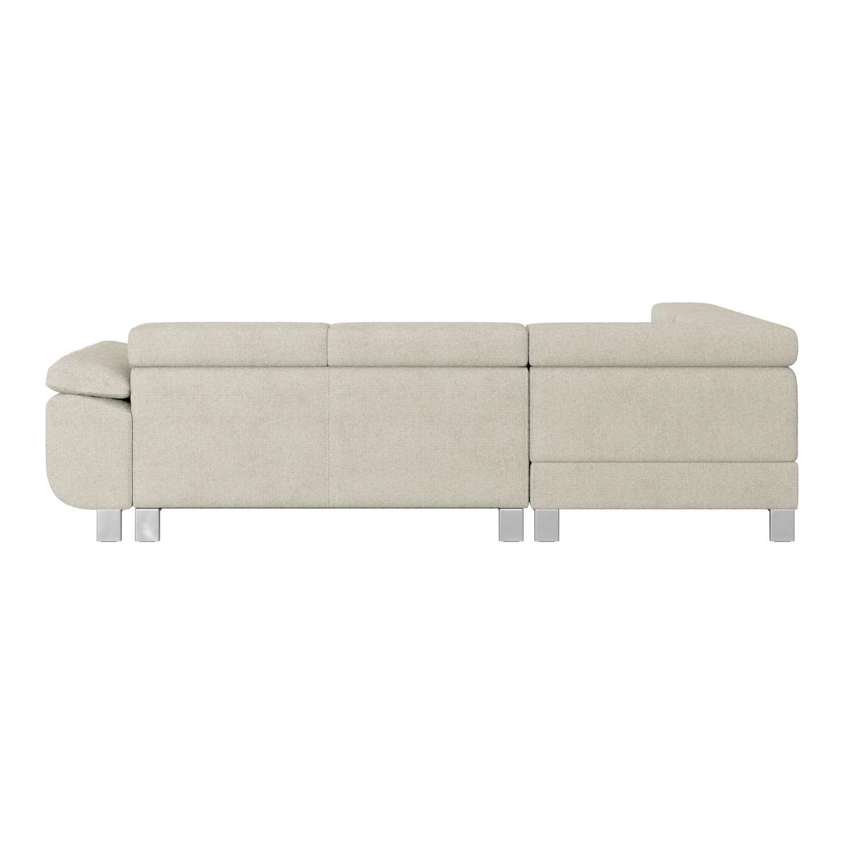 Ecksofa Mit Schlaffunktion & Bettkasten Savona Greige - Greige, MODERN, Textil (230/270cm) - Ondega