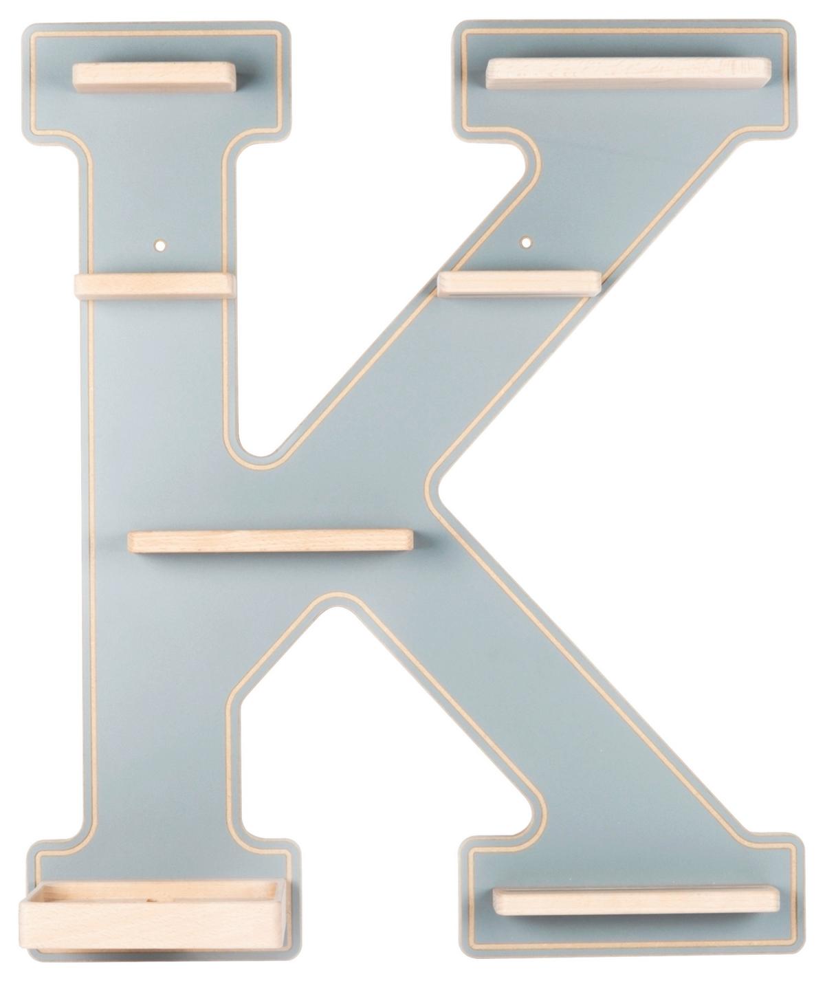 Kinderregal Boarti Grau B: 45 cm - Grau, MODERN, Holzwerkstoff (45/54/19cm) - MID.YOU