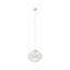 Závesná Lampa Lucy - biela, Štýlový, kov/sklo (30/120cm) - Modern Living Závesná Lampa Lucy - biela, Štýlový, kov/sklo (30/120cm) - Modern Living