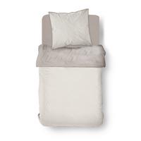 POSTEĽNÁ BIELIZEŇ VICHY - biela/krémová, textil (140/200cm)