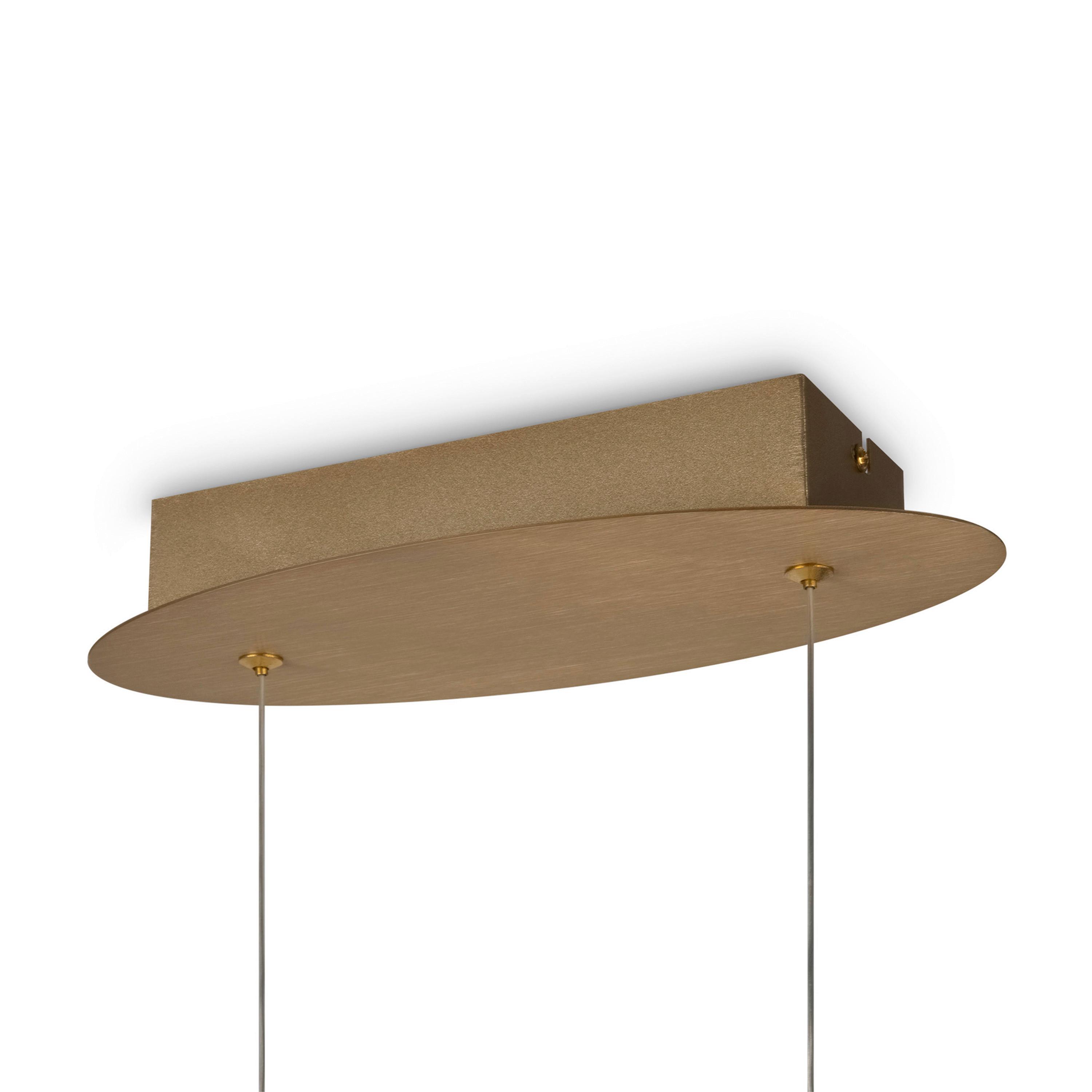 Pendelleuchte Curve - Goldfarben, Trend, Metall (23/29/93cm) - MAYTONI