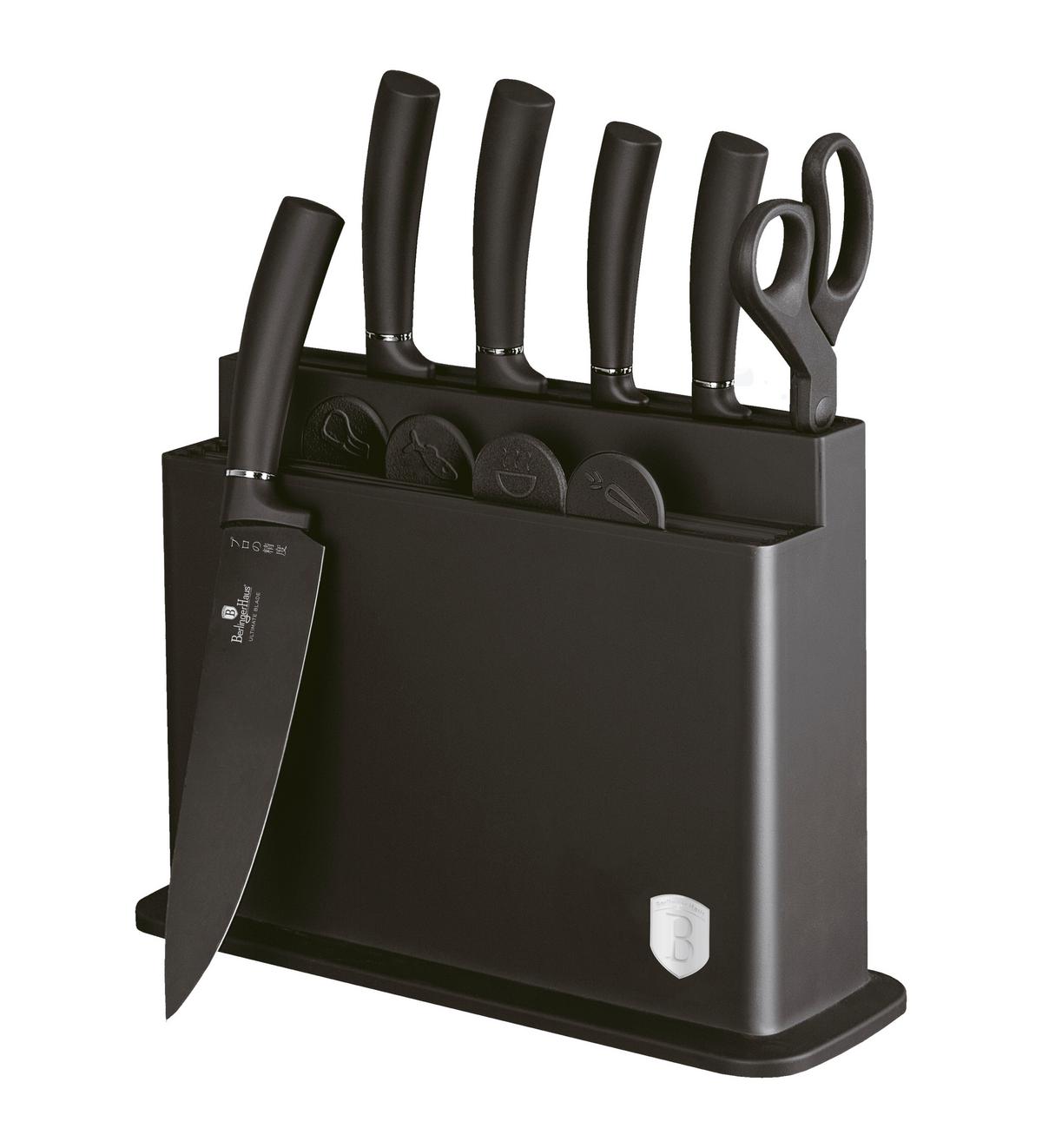 Messerset Metall, Schwarz - Schwarz, Basics, Metall