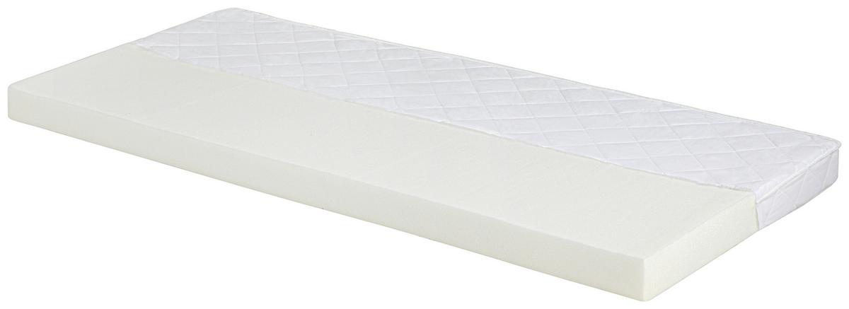 Rollmatratze Basic 90x200 Cm H2 H: 12 Cm - Weiß, Textil (90/200cm) - Primatex