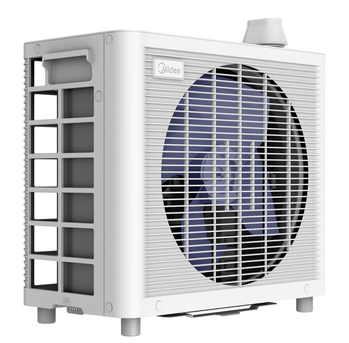 KLIMAANLAGE PORTASPLIT COOL - Hellgrau/Weiß, Basics, Kunststoff/Metall (51,8 cm/64,6 cm/34 cmcm) - Midea