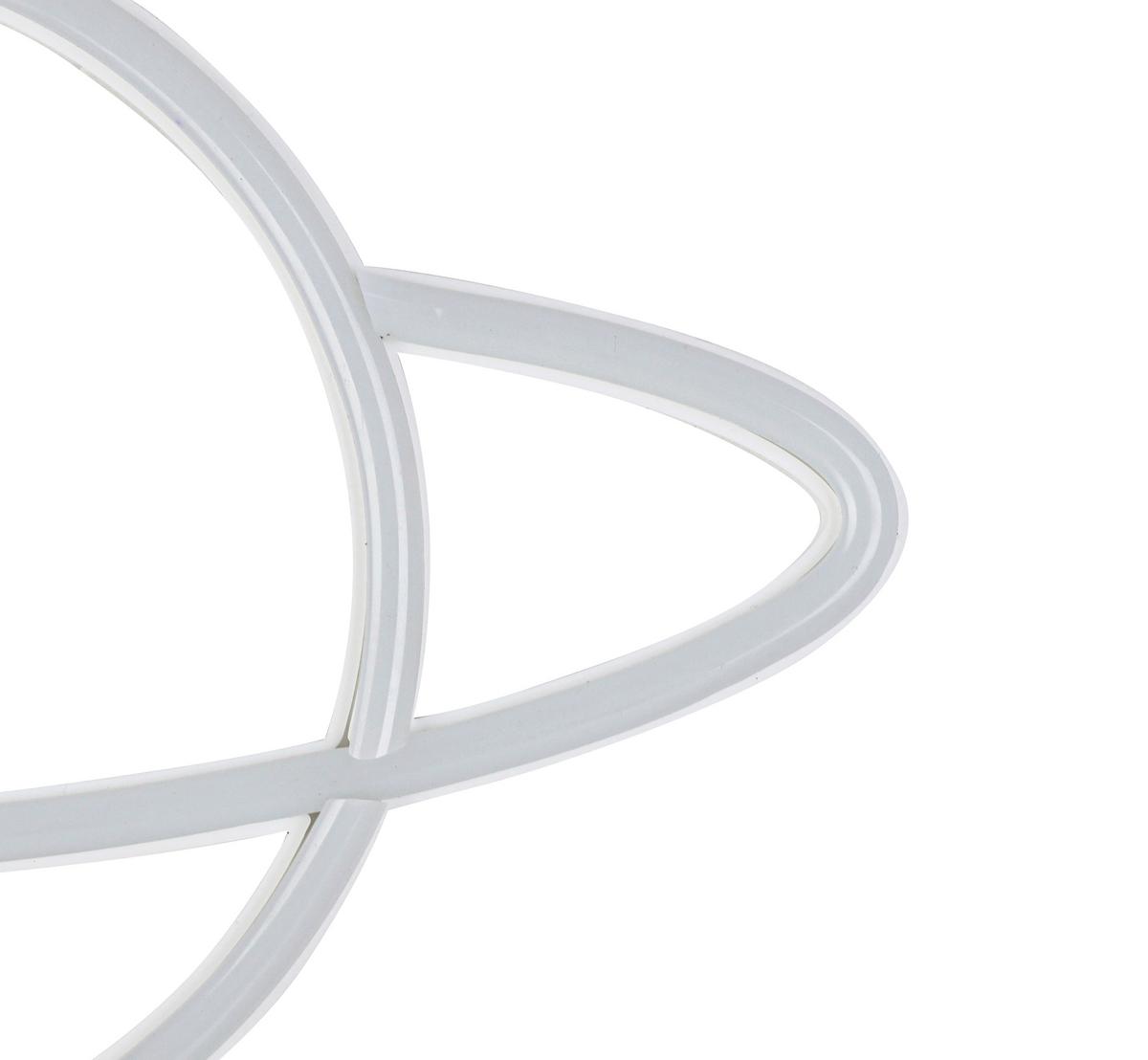 DEKORAČNÉ LED SVIETIDLO PLANETI - biela/ružová, Konventionell, plast (29,3/17,5/1,7cm) - Mömax