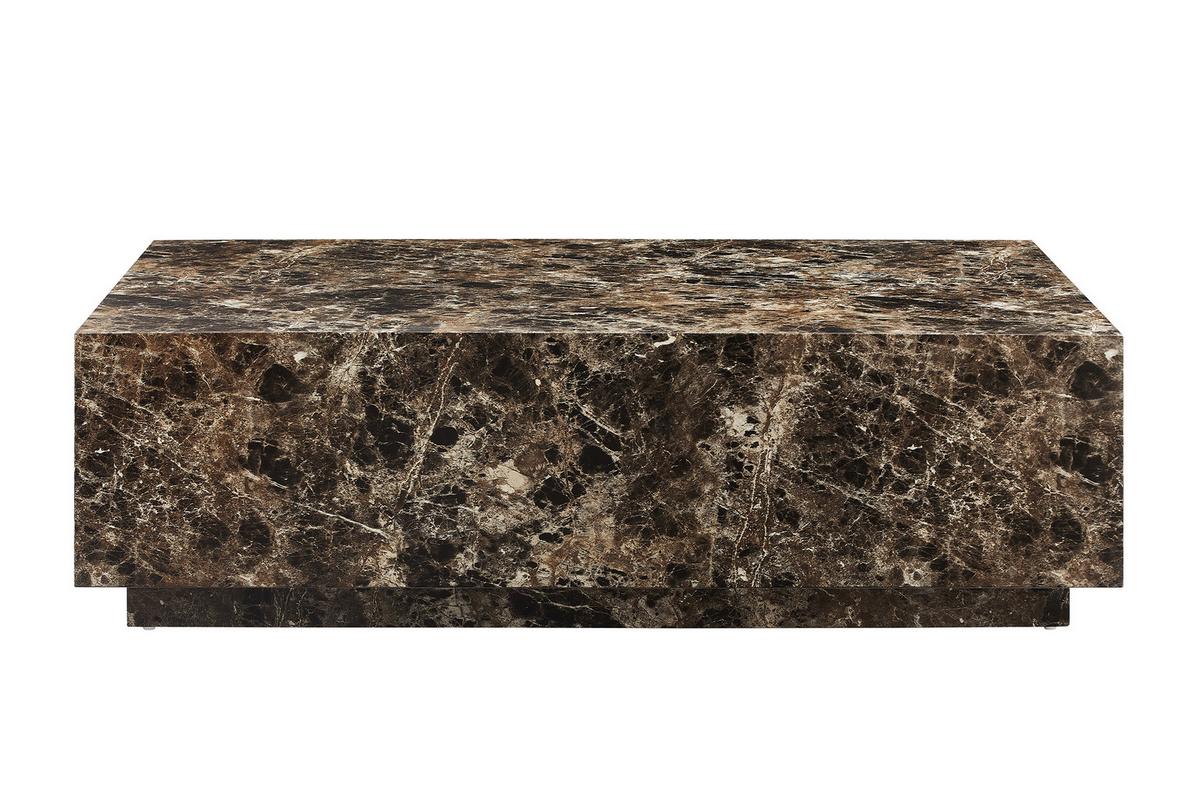 Couchtisch Braun B: 75 Cm - Braun, Design, Holzwerkstoff (120/75/35cm) - Livetastic