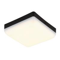 Led-deckenleuchte 12388-8 Matthew - Schwarz/Weiß, Basics, Kunststoff (12/12/4,5cm) - Globo