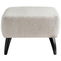 Hocker Colori Weiß B: 66 cm - Schwarz/Weiß, MODERN, Holz/Textil (66/44/66cm) - MID.YOU