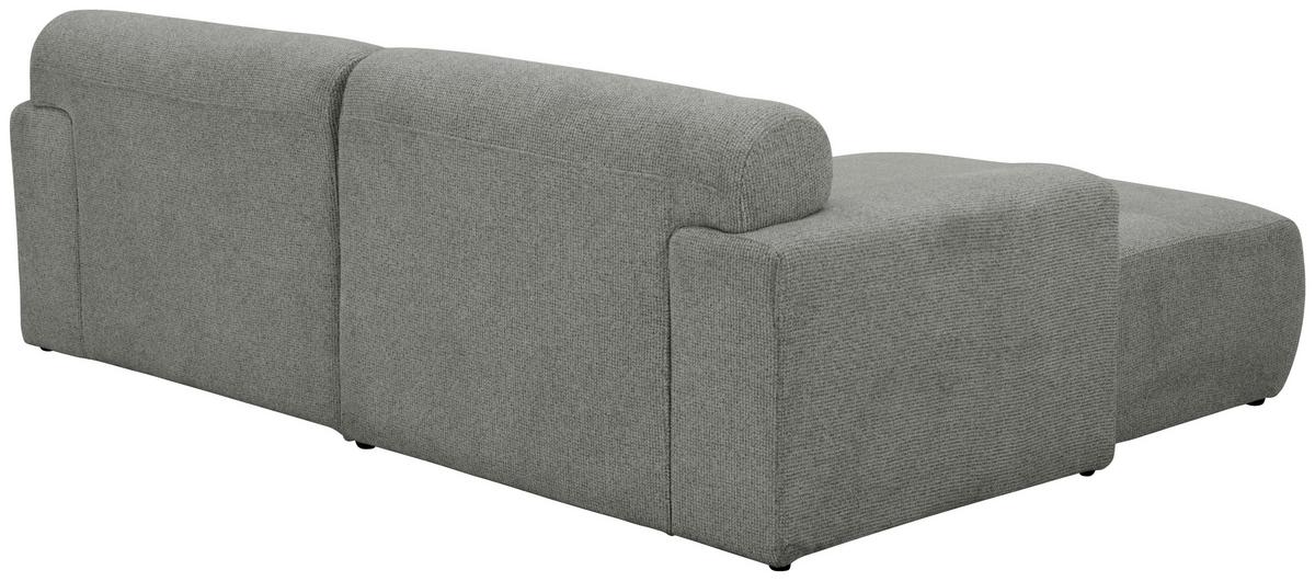 Ecksofa Mercure Grau B: 210 cm - Grau, Design, Holz/Textil (210/68/150cm) - Livetastic