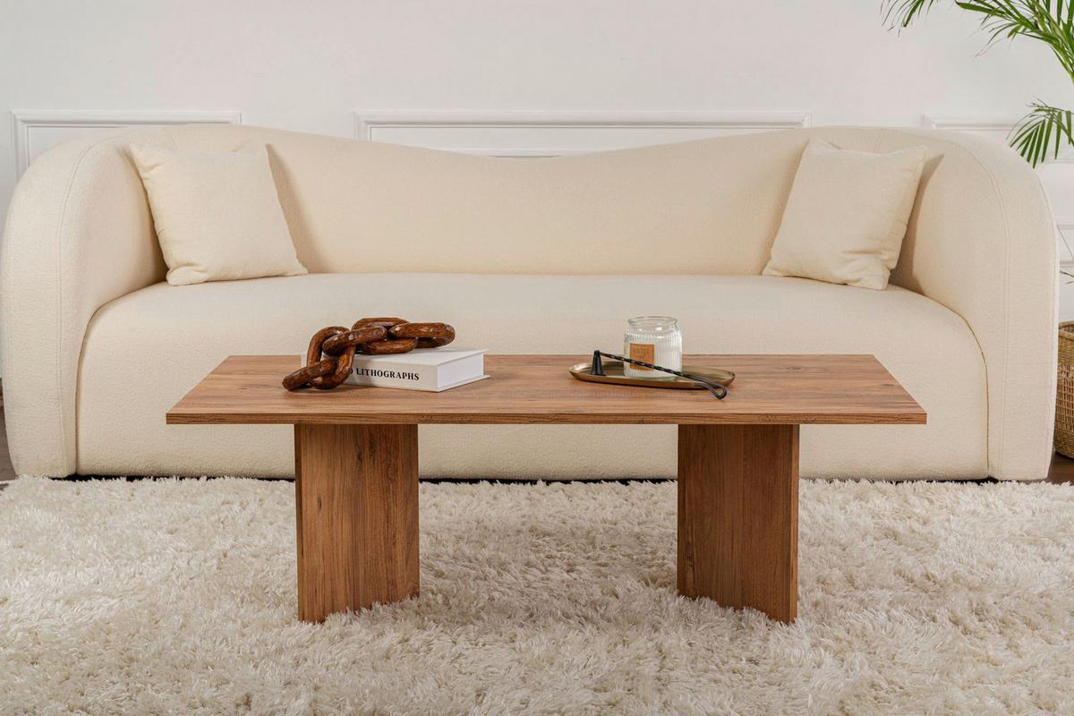 Couchtisch Sabin Pinienfarben B: 119cm - Pinienfarben, Design, Holzwerkstoff (119/40/60cm) - MID.YOU