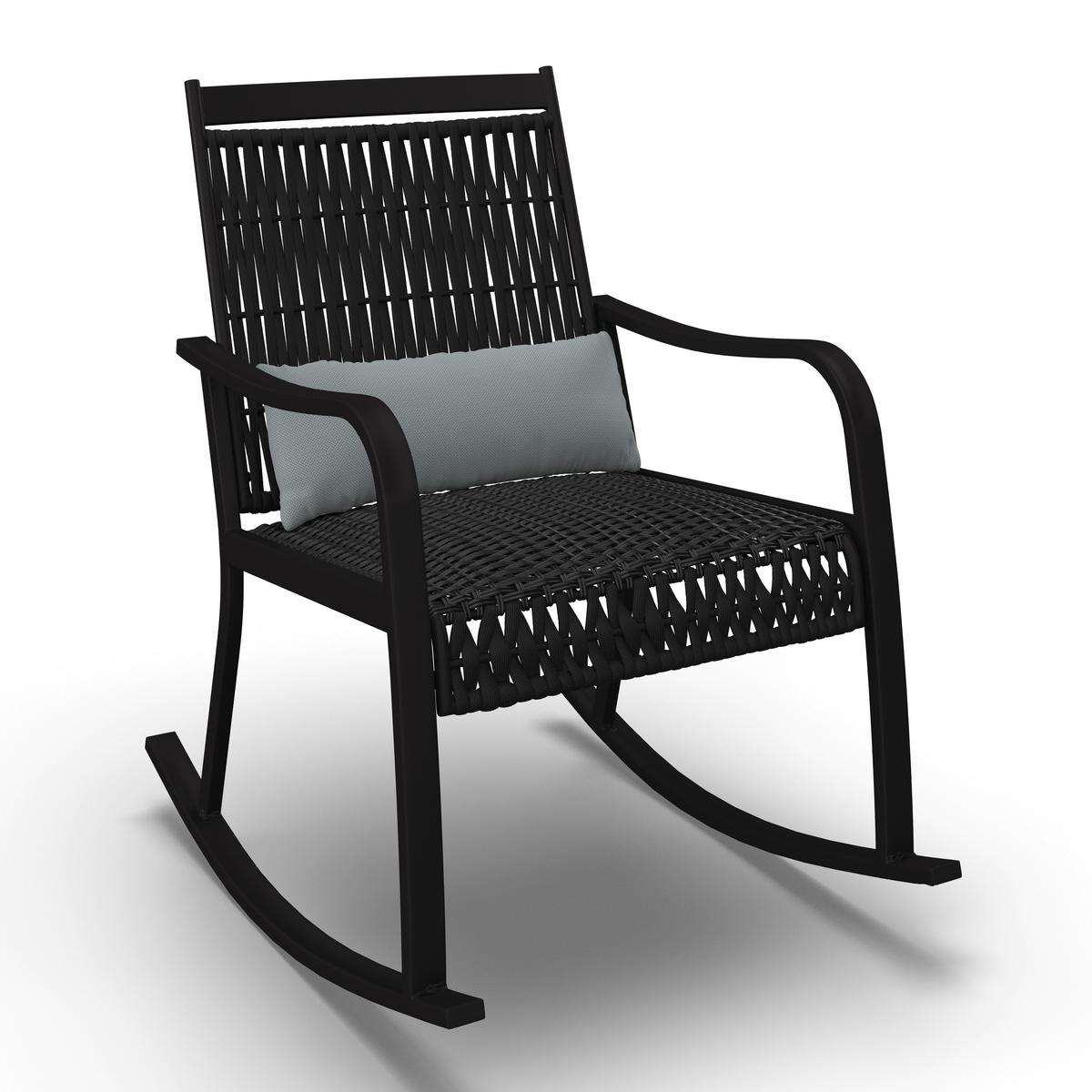 SADA NA BALKON MATHILDA - bílá/černá, Moderní, kov/textil - Bessagi Garden