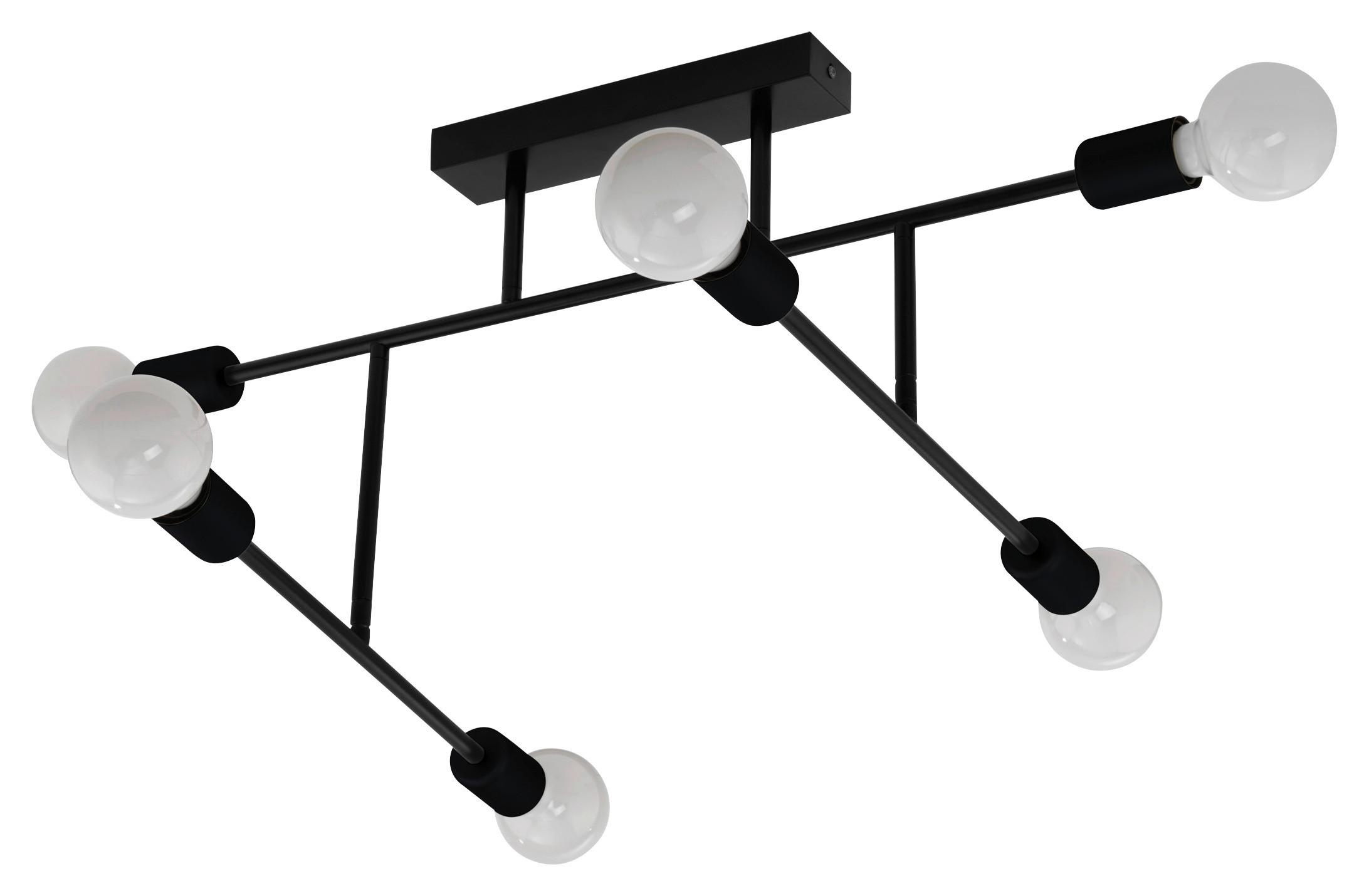 Deckenleuchte Belsiana L: 89 Cm 6-Flammig Drehbar