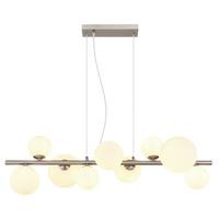 Led Függőlámpa 56140-9h - opál/áttetsző, Konventionell, műanyag/Üveg (87/34,5/120cm) - Globo
