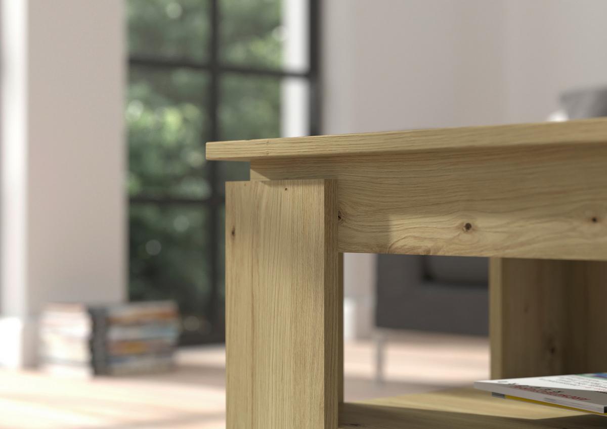 Couchtisch Titan Eiche Artisan L: 100 cm - Design, Holzwerkstoff (100/60/45cm) - MID.YOU