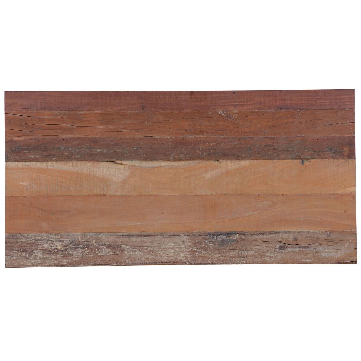 Esstisch Farrago - Schwarz/Braun, MODERN, Holz/Metall (180/90/76cm) - Livetastic