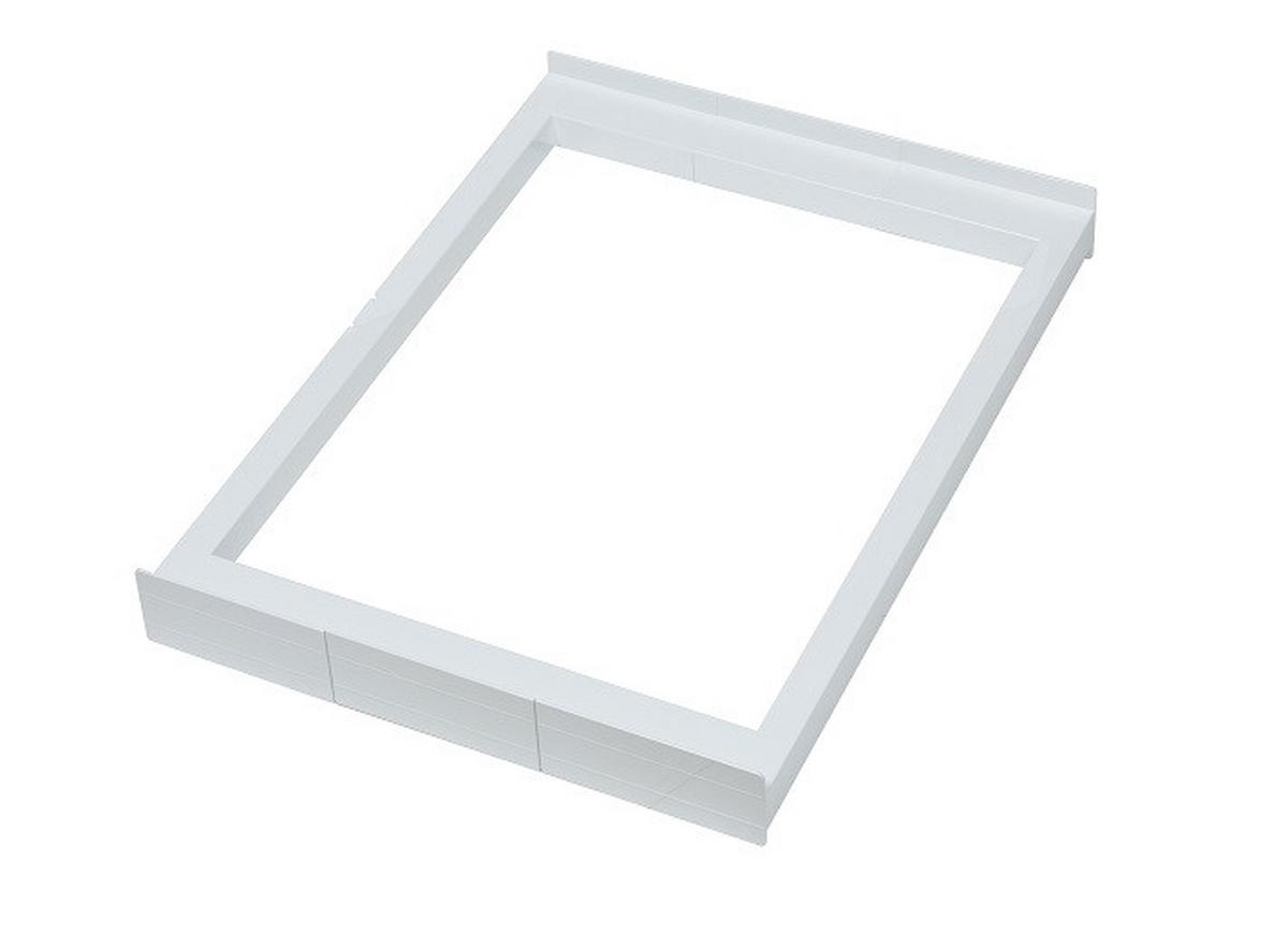 Univerzális Összeépítő Keret Méret S/m - fehér, Basics, műanyag