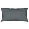 Obliečka na vankúš Annika, 40/80cm, antracitová - antracitová, textil (40/80cm) - Modern Living