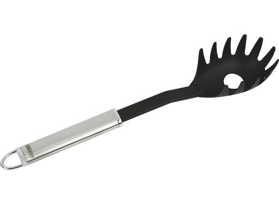 Spaghettilöffel Leifheit - Edelstahlfarben/Schwarz, KONVENTIONELL, Kunststoff/Metall (7/4/32cm) - Leifheit Spaghettilöffel Leifheit - Edelstahlfarben/Schwarz, KONVENTIONELL, Kunststoff/Metall (7/4/32cm) - Leifheit