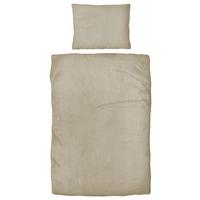 Flanell Bettwäsche 140x200 Cm Cashmere Taupe/beige - Taupe/Beige, ROMANTIK / LANDHAUS, Textil - James Wood