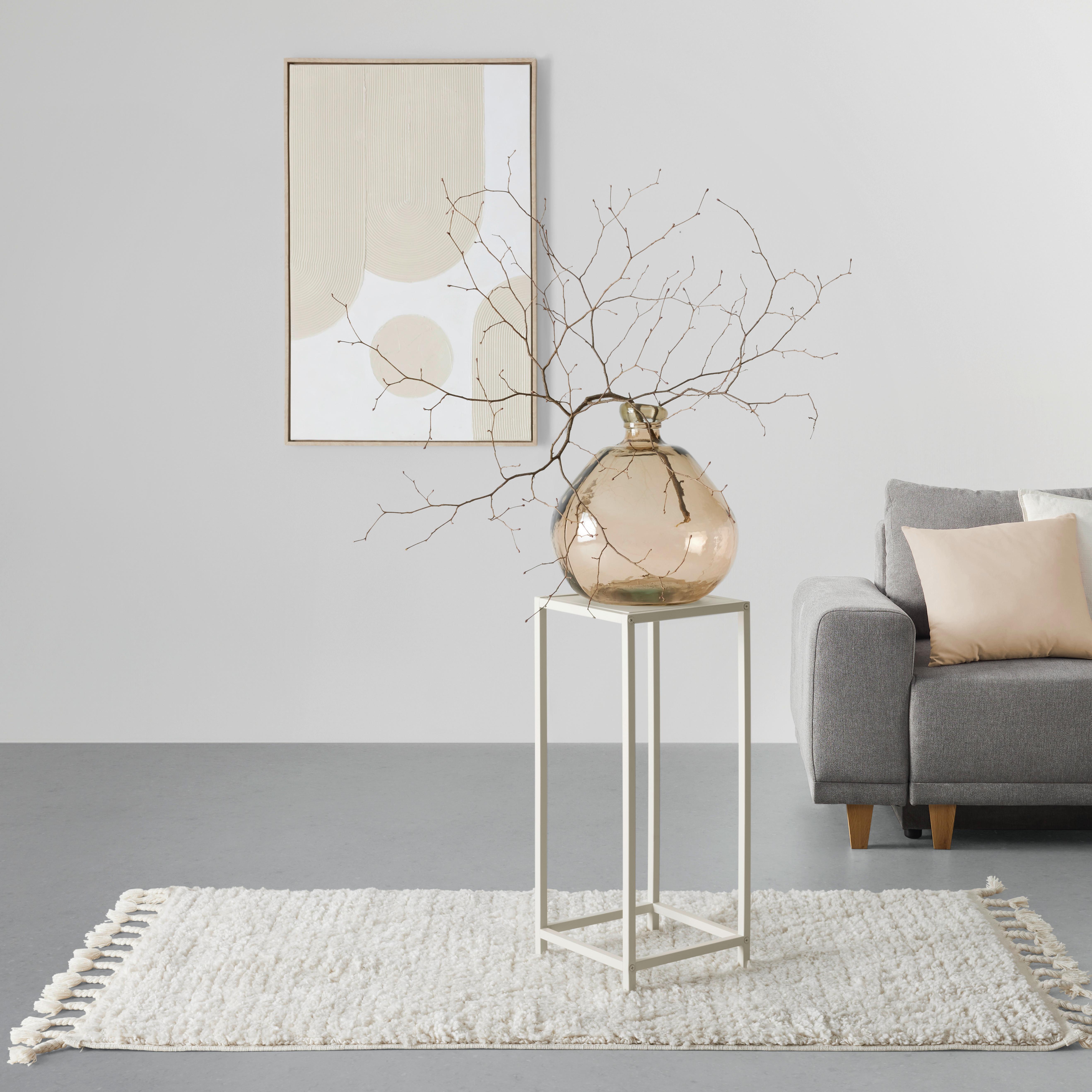 SLOUP NA KVĚTINY VERA - pískové barvy, Moderní, kov (25/60/25cm) - Mömax