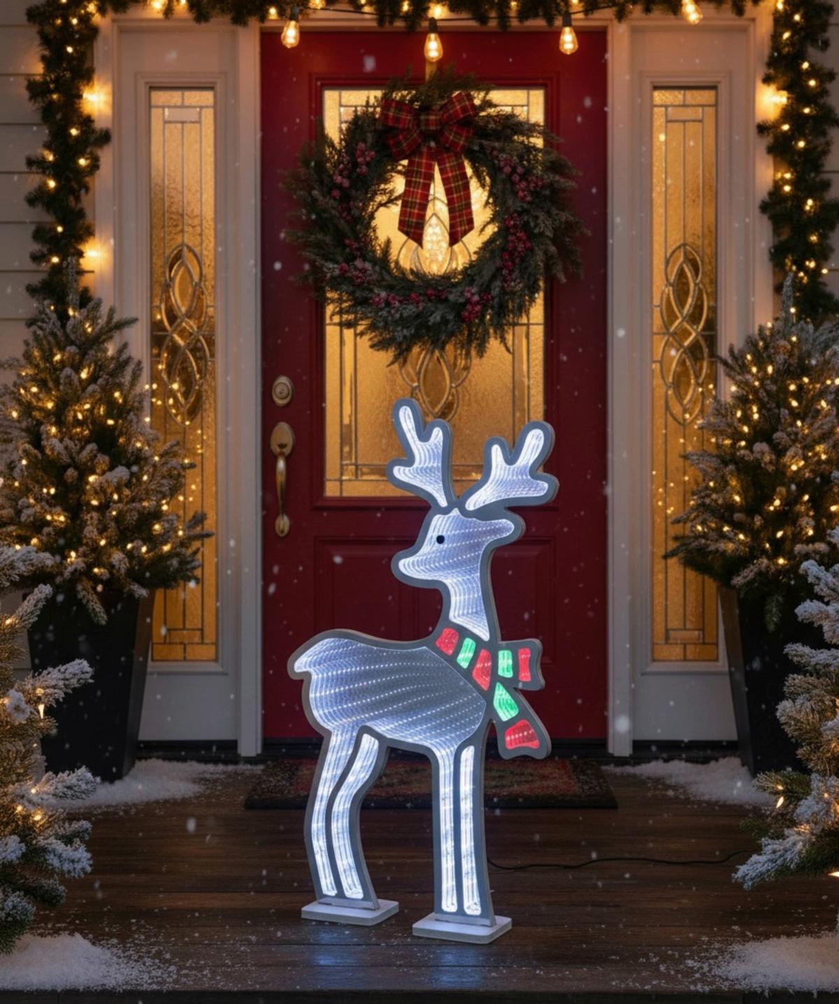 LED-Dekoleuchte Rudi - Chromfarben/Weiß, Basics, Kunststoff (35/8/59cm) - James Wood