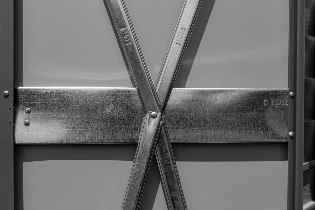 Gerätehaus Mit Pultdach 295x208x124 Cm - Grau, Basics (295/208/124cm)