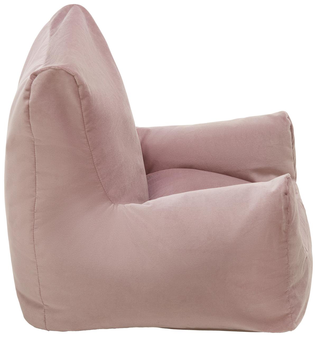 Sedací vak růžový - růžová, textil (70/55/70cm) - Modern Living