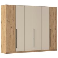 Kleiderschrank Safari B: 271 cm - Champagner/Eiche Artisan, KONVENTIONELL, Holzwerkstoff (271/210/54cm)