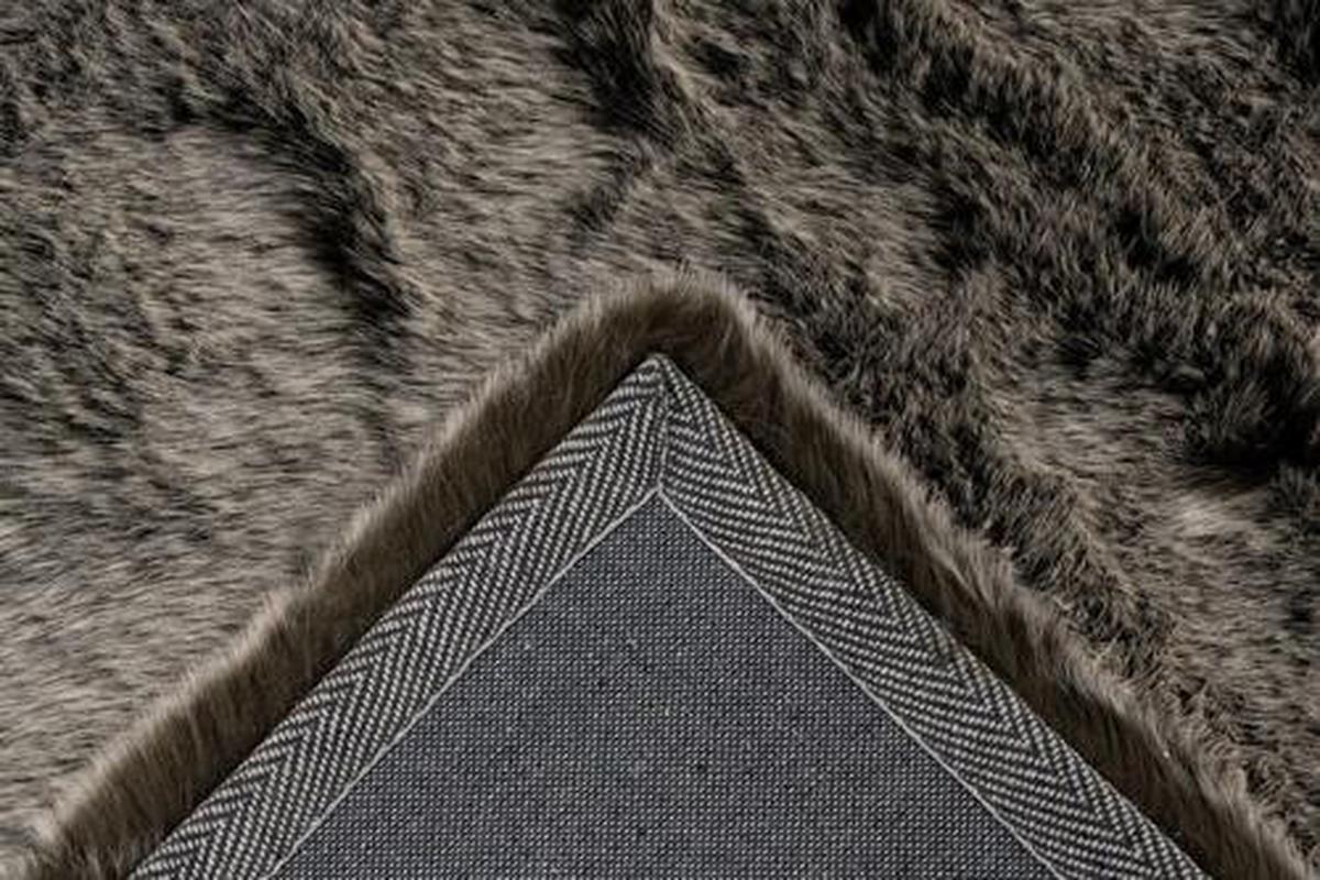 Hochflor Teppich Olivgrün/ Braun Tender 120x170 cm - Braun/Olivgrün, Design, Textil (120/170cm) - Kayoom
