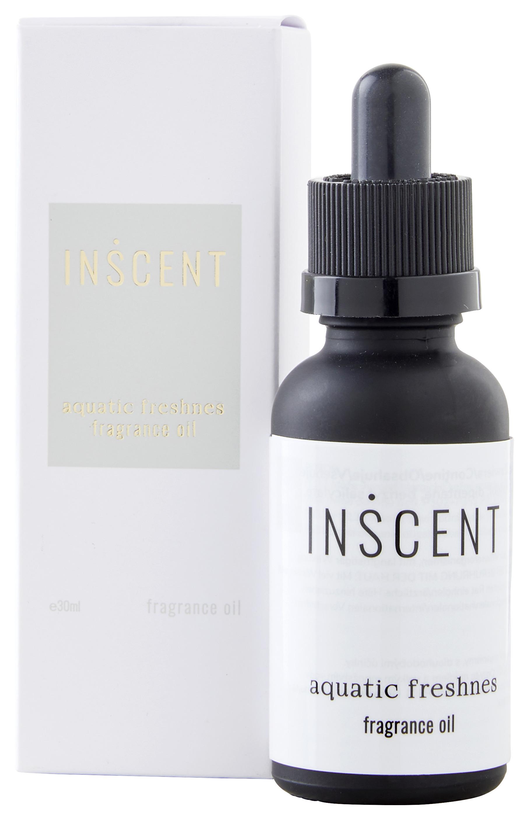 Parfémovaný Olej Aquatic Freshness, 30ml - černá/světle zelená, Design, sklo (0,03l) - Inscent