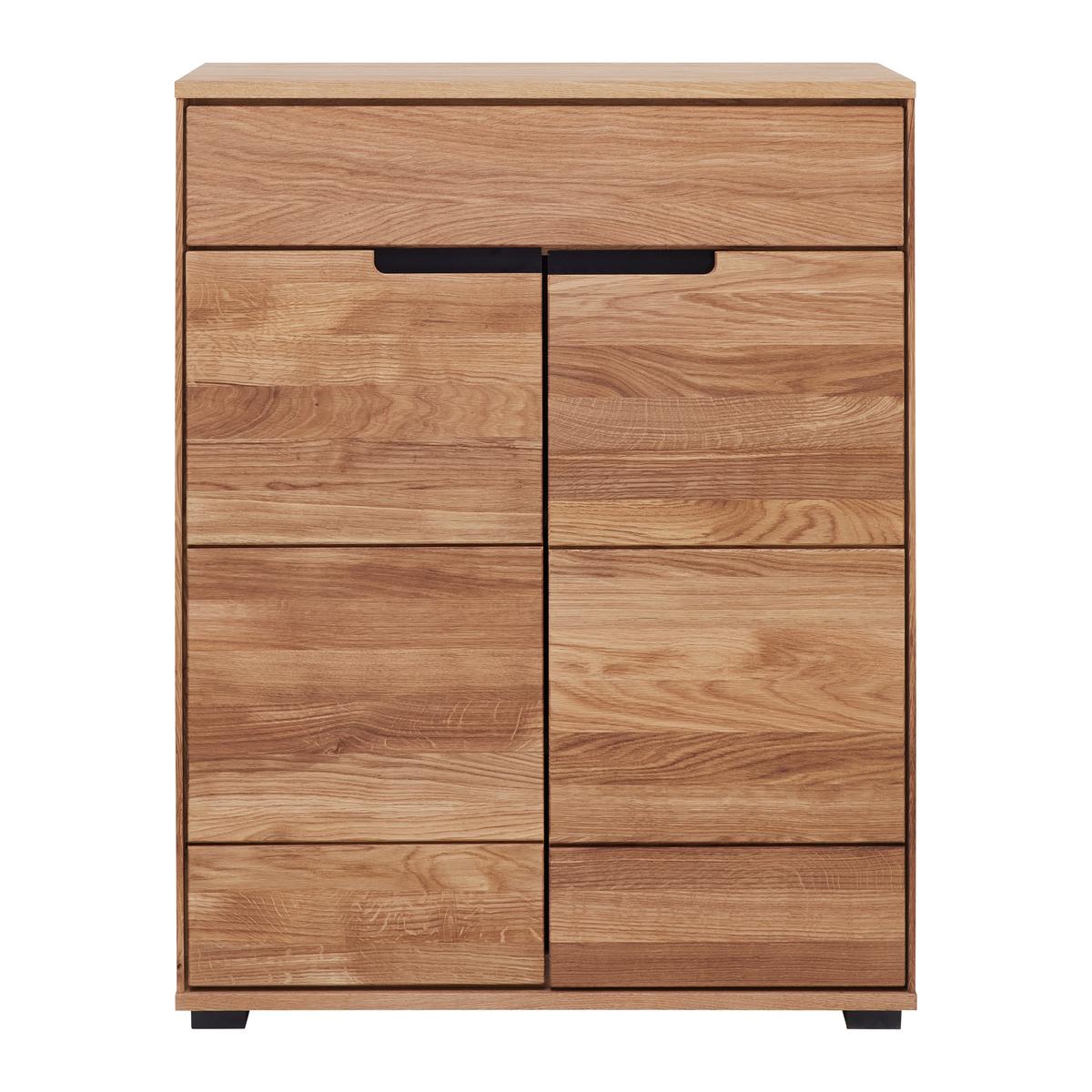 BOTNÍK LOLA - divoký dub/černá, Lifestyle, kov/dřevo (80/102/40cm) - ecoTree