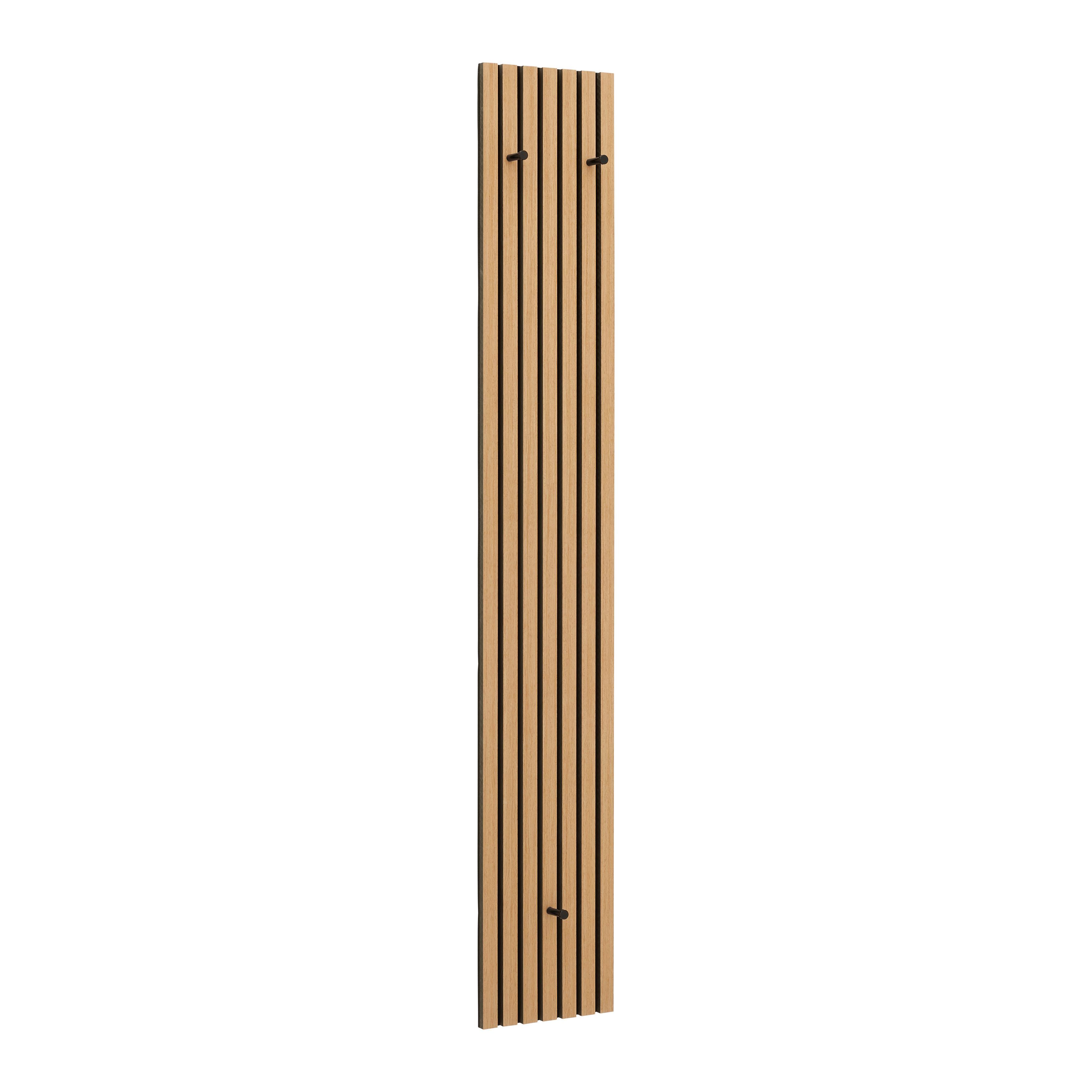 Šatníkový panel GRACE dekor dub Artisan - farba duba, Modern, kov/kompozitné drevo (25/160/7,5cm) - Mömax