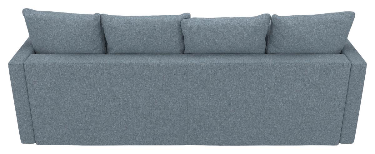 3-sitzer Sofa Mit Schlaffunktion Sofia B: 223 Cm - Türkis/Schwarz, Design, Textil (223/96/95cm) - MID.YOU