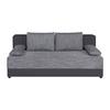 Schlafsofa Lucy Grau B: 200 Cm - Schwarz/Grau, Design, Holzwerkstoff/Textil (200/90/103cm) - P & B