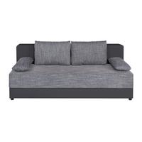 Schlafsofa Lucy Grau B: 200 Cm - Schwarz/Grau, Design, Holzwerkstoff/Textil (200/90/103cm) - P & B